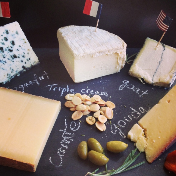 Franco-American cheese plate